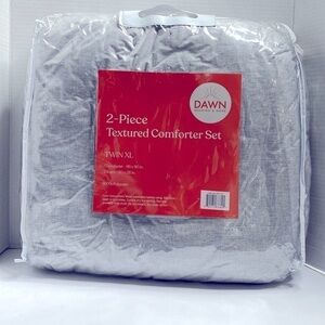 Dawn Bedding & More 2 Piece Textured Comforter Set Twin XL